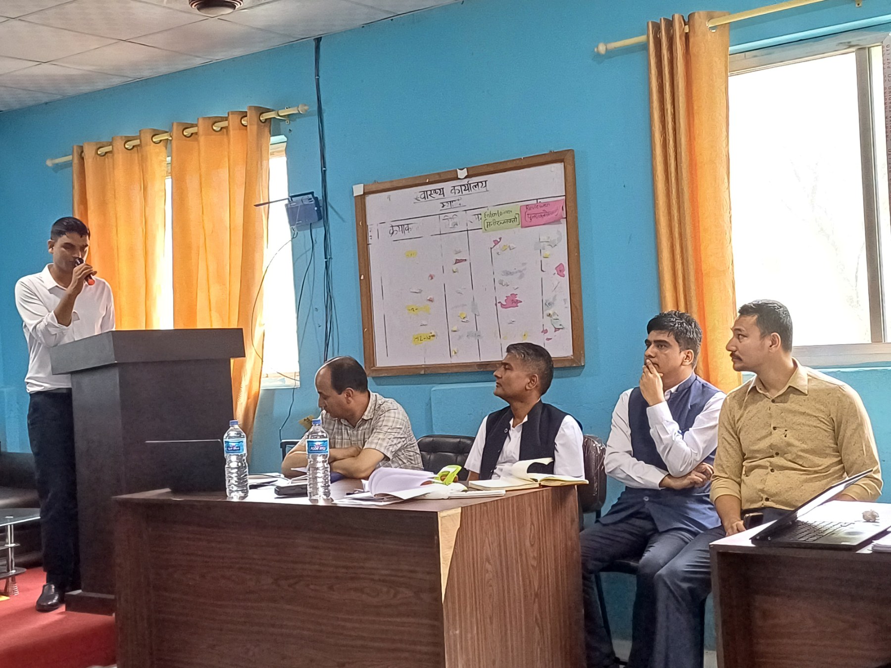 आर्थिक बर्ष २०८०/०८१ मा सम्पादित कार्यक्रम हरुको जिल्ला स्तरीय बार्षिक समिक्षा मिति; २०८१/०५/३० देखी ३१ गतेयोजना तर्जुमा गोष्टी